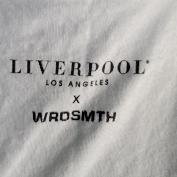 Liverpool x WRDSMTH tshirt, Large - Picture 3 of 5